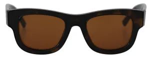 Dolce & Gabbana Chic Brown Acetate Sunglasses