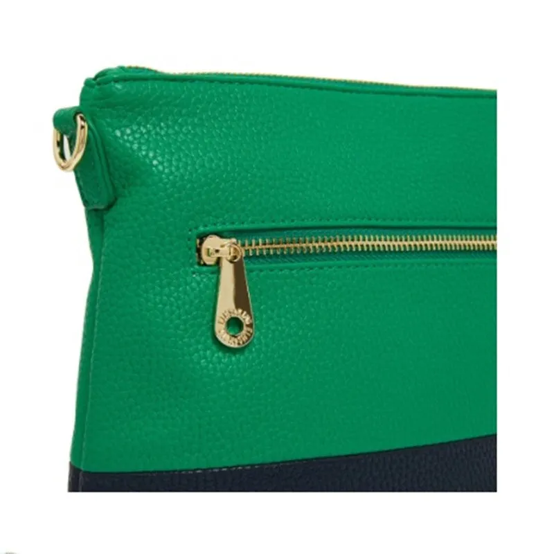 Elms   King - Avoca Crossbody - Green & Navy