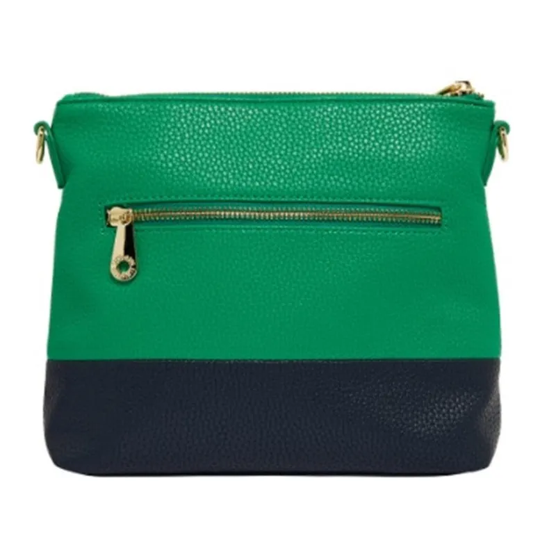 Elms   King - Avoca Crossbody - Green & Navy
