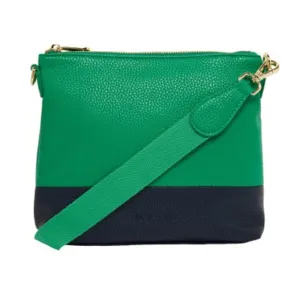 Elms   King - Avoca Crossbody - Green & Navy