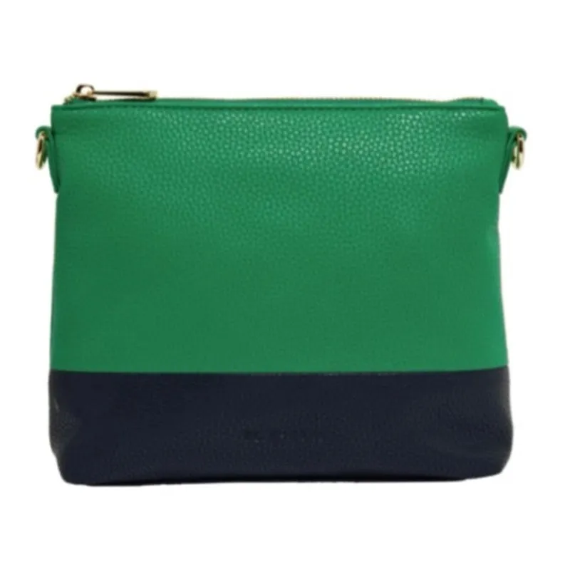 Elms   King - Avoca Crossbody - Green & Navy