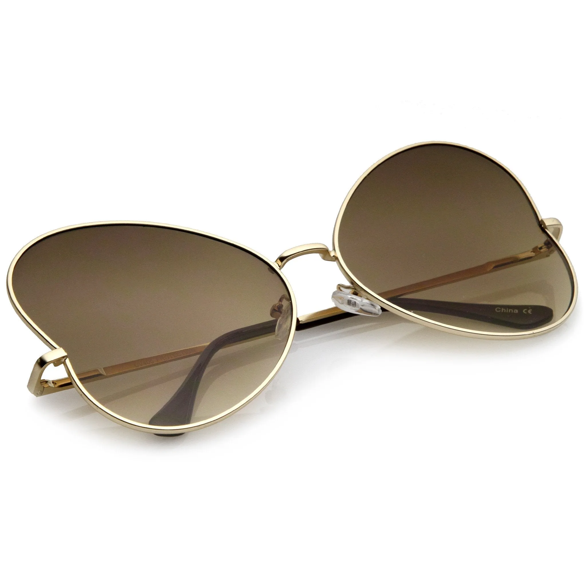 Festival Indie Oversize Butterfly Gradient Lens Sunglasses C124