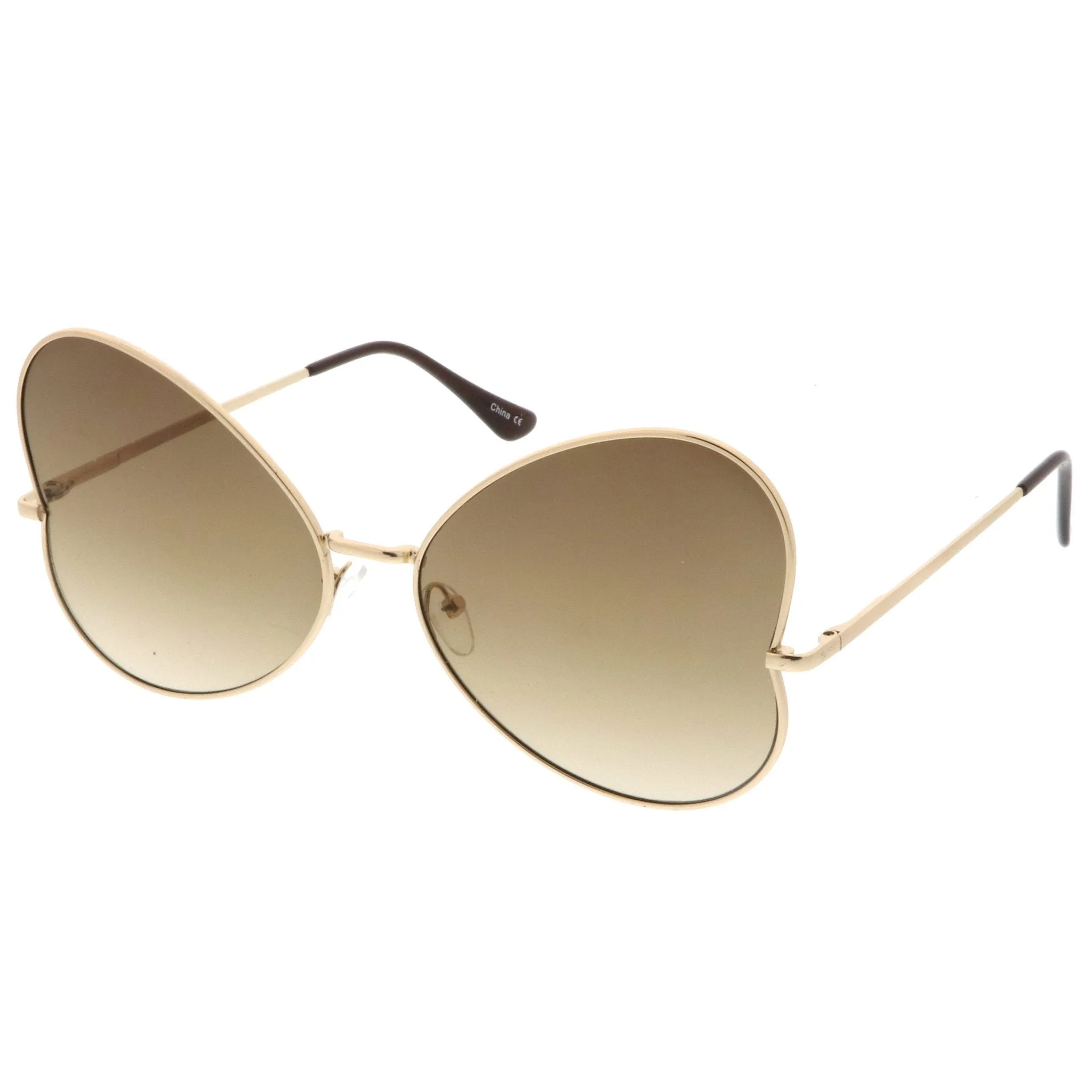 Festival Indie Oversize Butterfly Gradient Lens Sunglasses C124