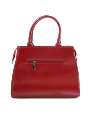 Formal Tote Hand Bags B14971-Maroon