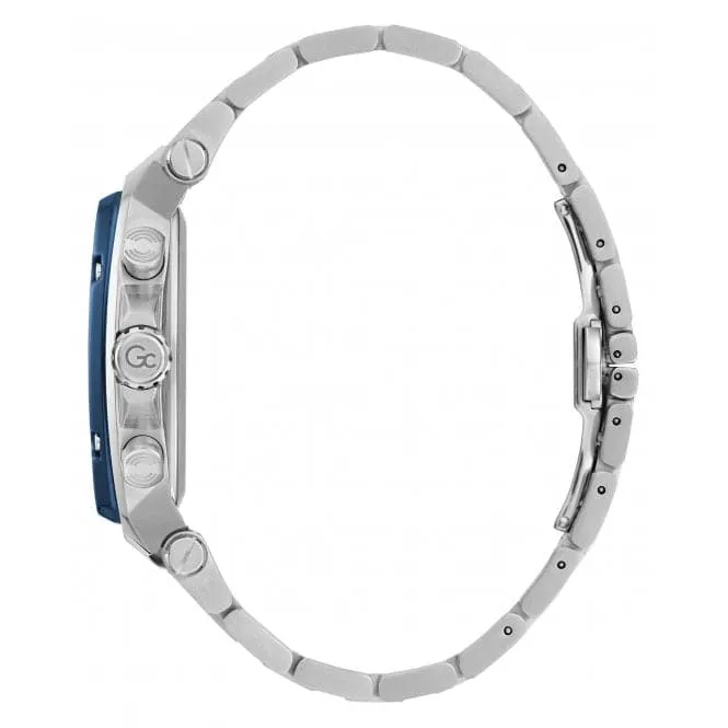 GC Gents Spirit Tonneau Silver Blue Watch Y83005G7MF