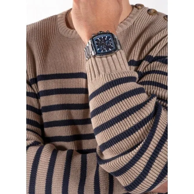 GC Gents Spirit Tonneau Silver Blue Watch Y83005G7MF