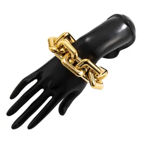 Golden Punk Thick Chain Bracelet