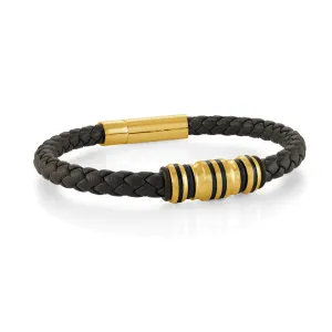 GT Leather Bracelet | Italgem Steel