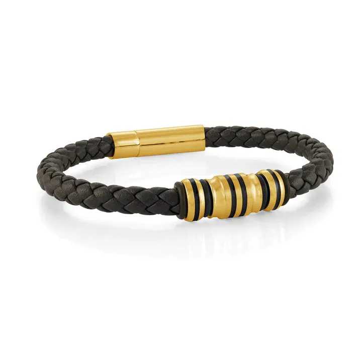GT Leather Bracelet | Italgem Steel