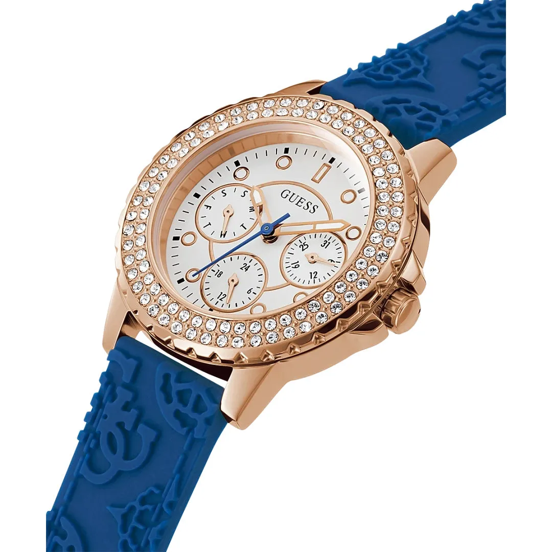 Guess Crown Jewel Ladies Blue Watch GW0411L2