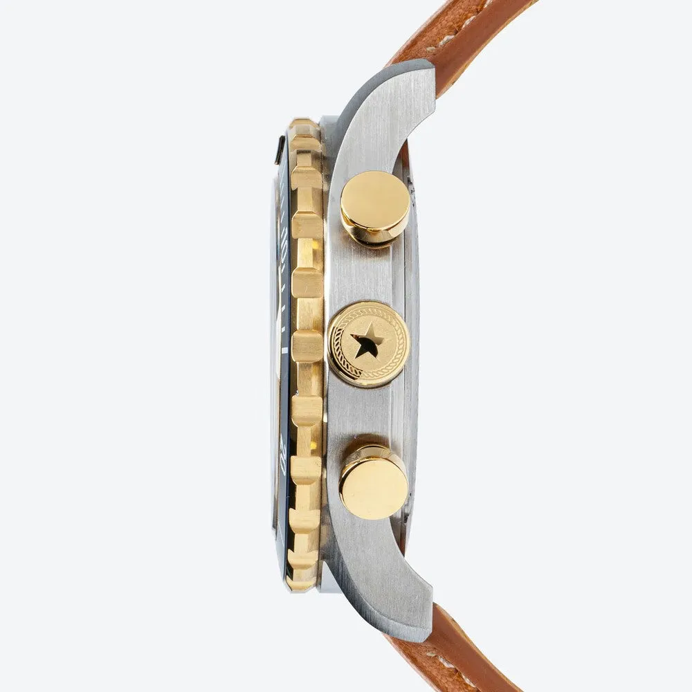 Halyard Sport Chronograph (Blue   Tan)