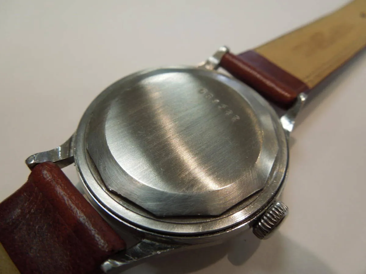 Jaeger-LeCoultre Manual Winding Stainless Steel Case 1940s Vintage Watch