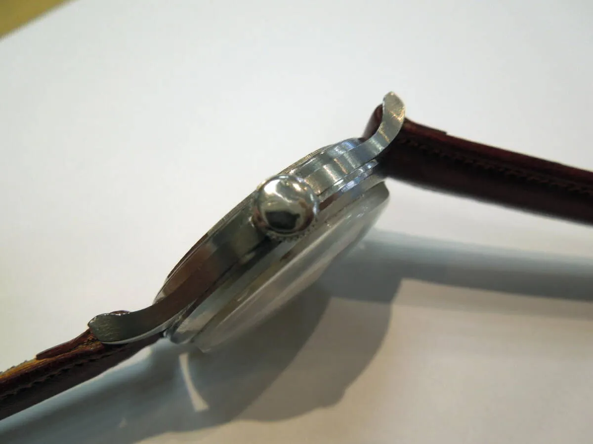Jaeger-LeCoultre Manual Winding Stainless Steel Case 1940s Vintage Watch