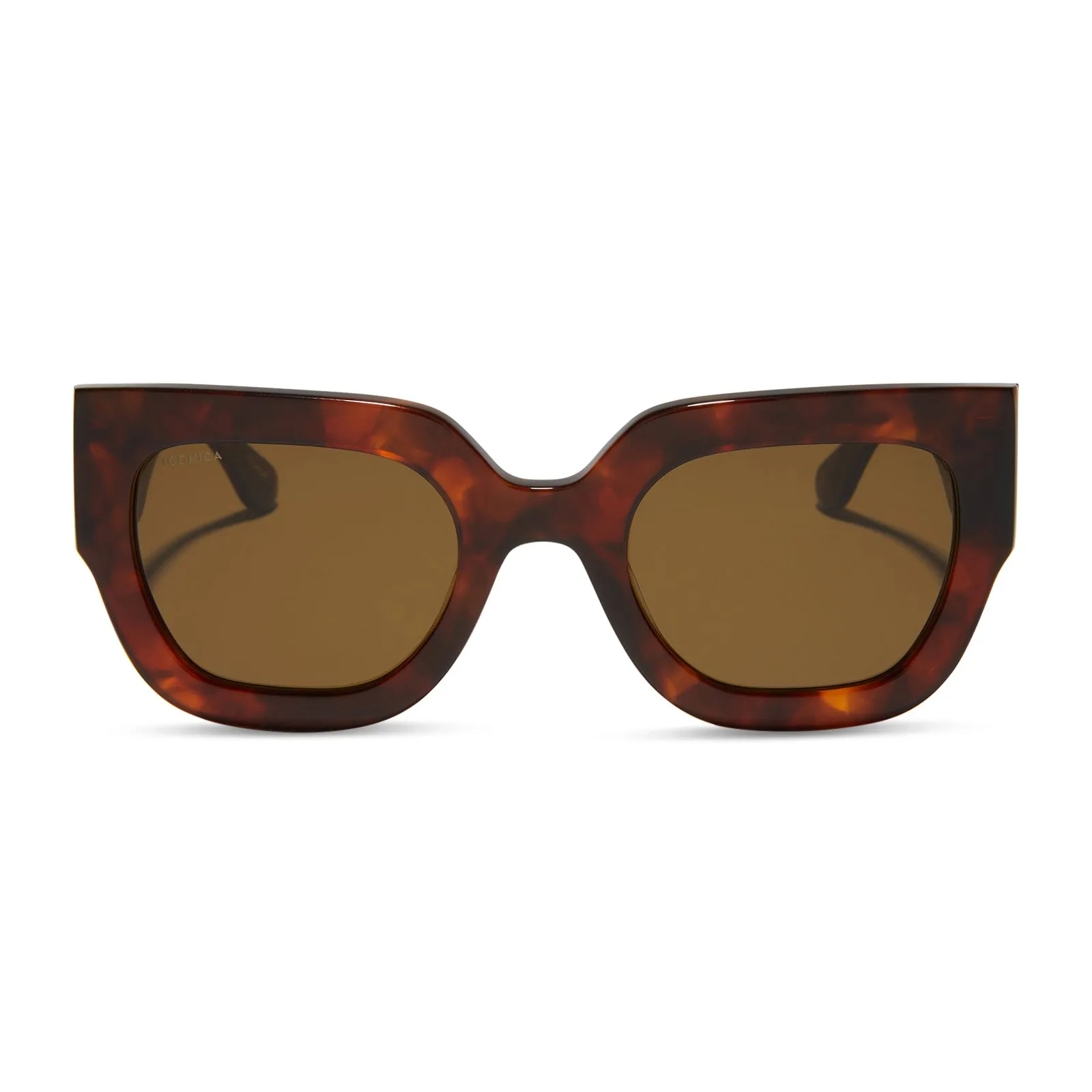MAREN - SALTED CARAMEL TORTOISE   BROWN   POLARIZED SUNGLASSES