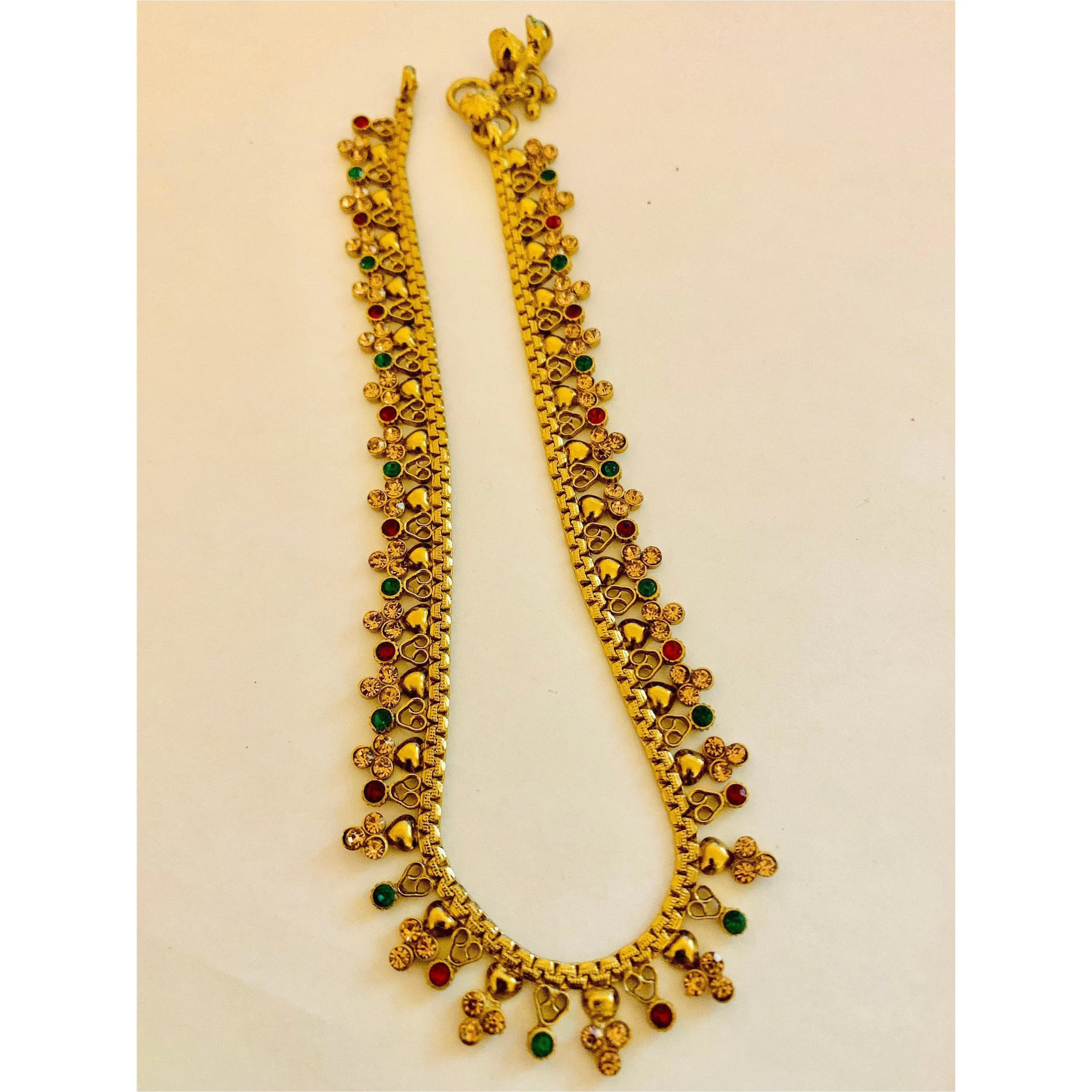 Multi-Color Gold Anklet