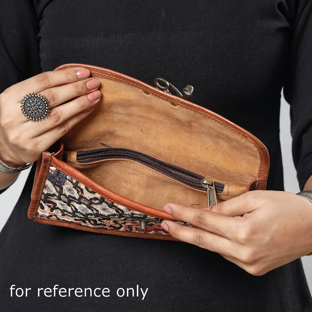 Multicolor - Kutch Embroidered Cotton Wallet