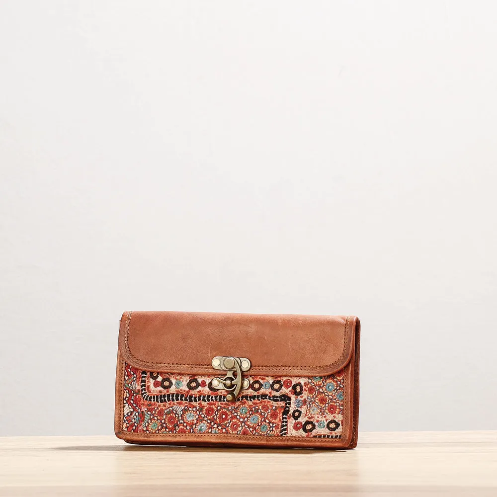 Multicolor - Kutch Embroidered Cotton Wallet