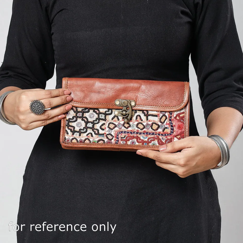 Multicolor - Kutch Embroidered Cotton Wallet