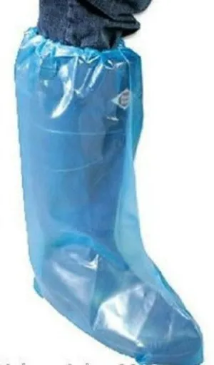 Neogen BC300-XL 25 Pair Pack Of XL Plastic Protective Elastic Boot Shoe Covers - Quantity of 10