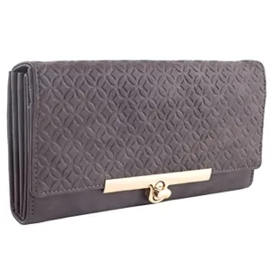 Nicoberry Women,s Stylish Wallet (Grey)