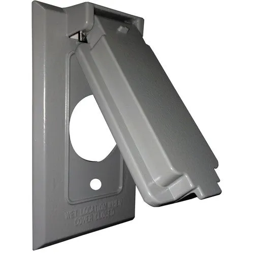 One Gang Weatherproof Covers – Vertical Single Receptacle