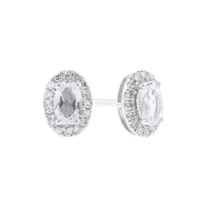 Popsicle White Topaz & Diamond Earrings