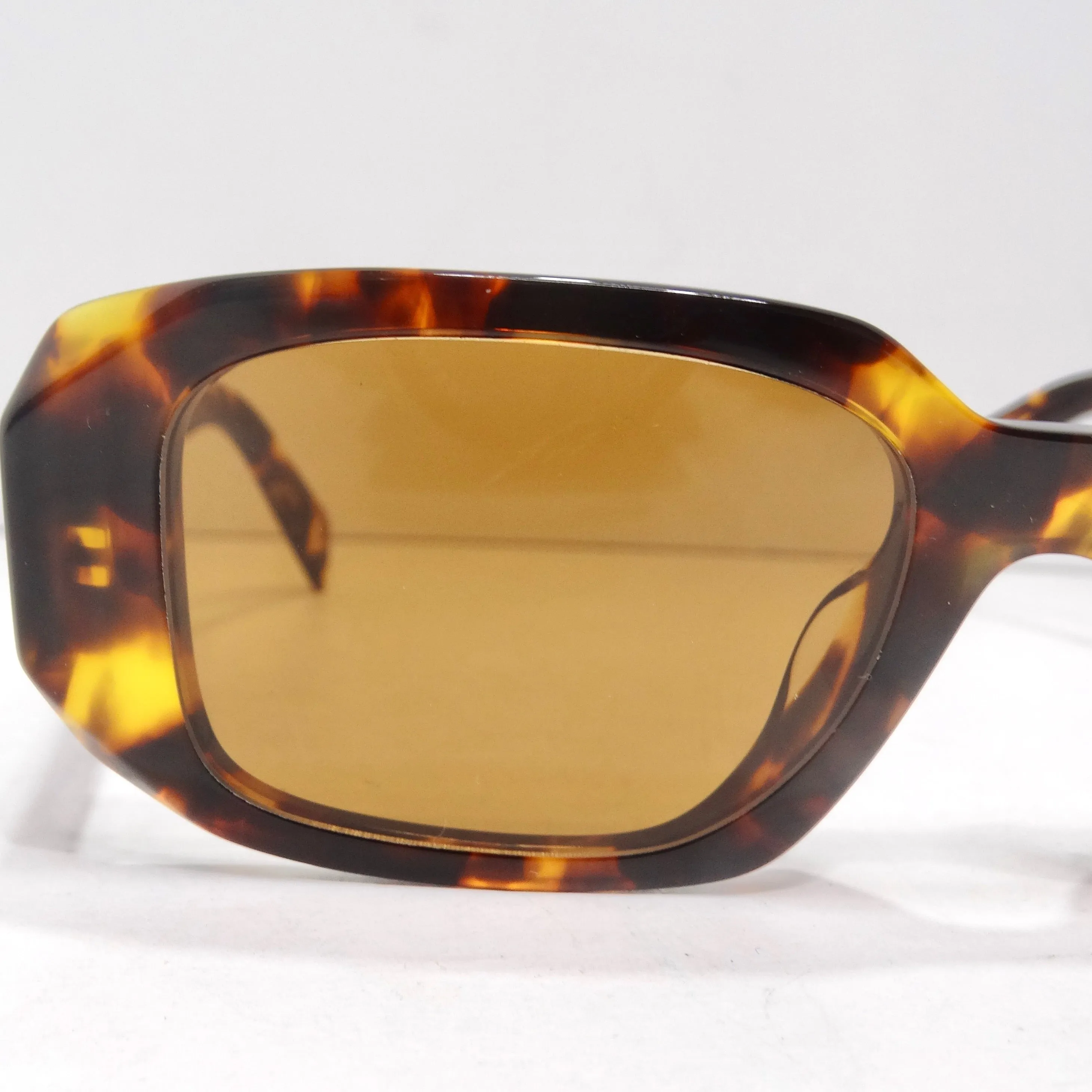 Prada Eyewear Tortoise Shell Square Frame Sunglasses