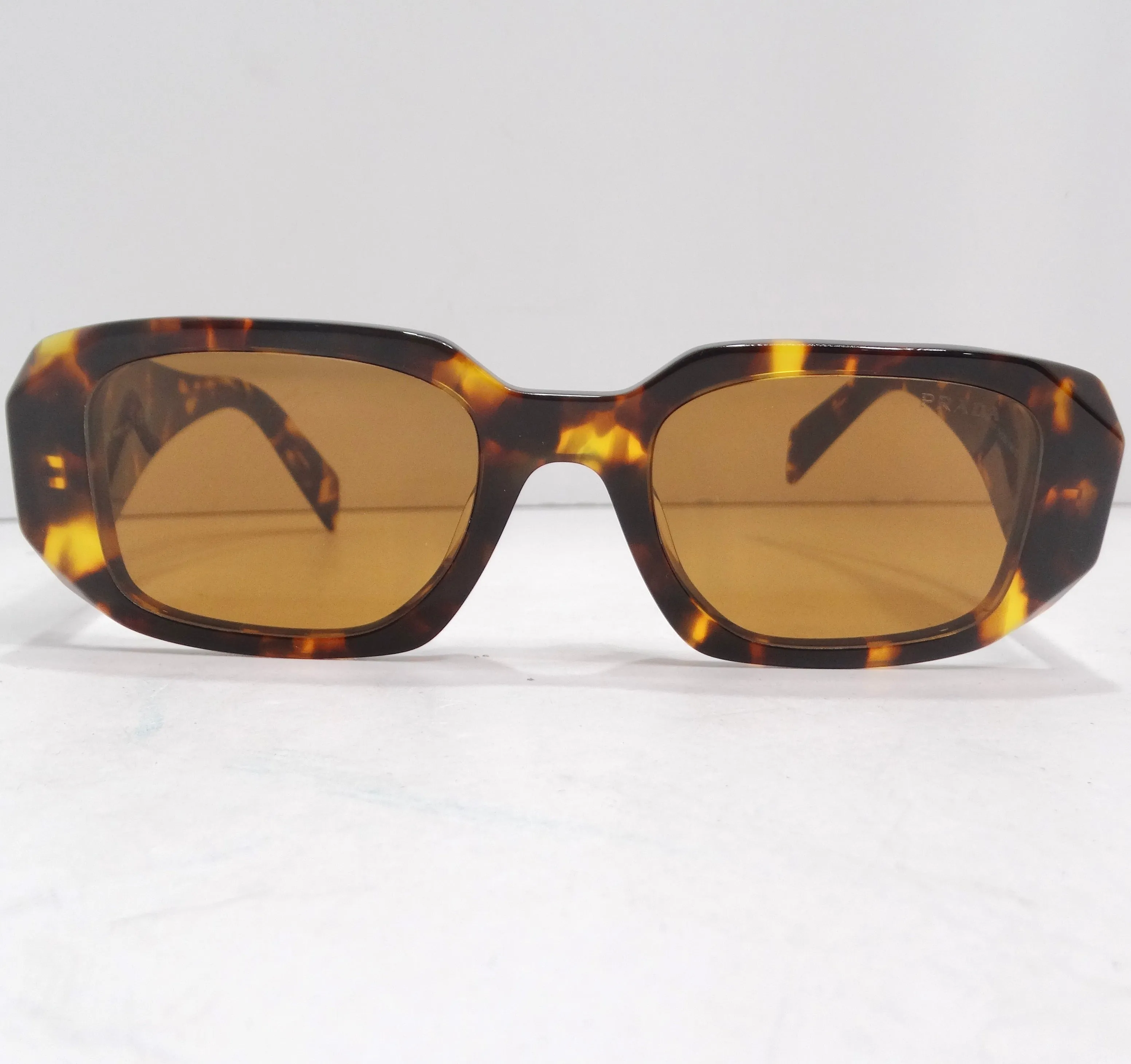Prada Eyewear Tortoise Shell Square Frame Sunglasses