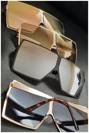 "Eclispe" Oversize Sunglasses