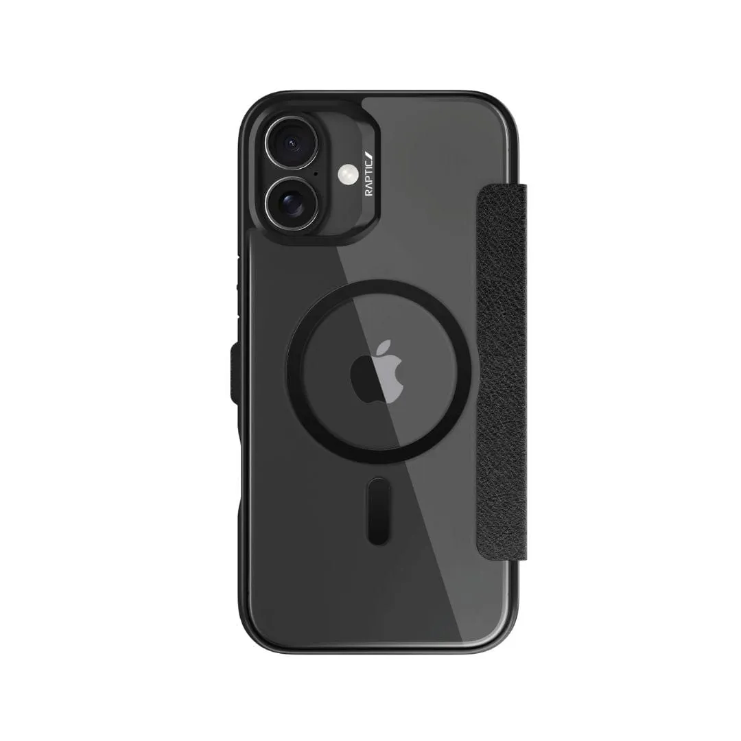 Raptic MagSafe Urban Folio Case with Card Slot for iPhone 16
