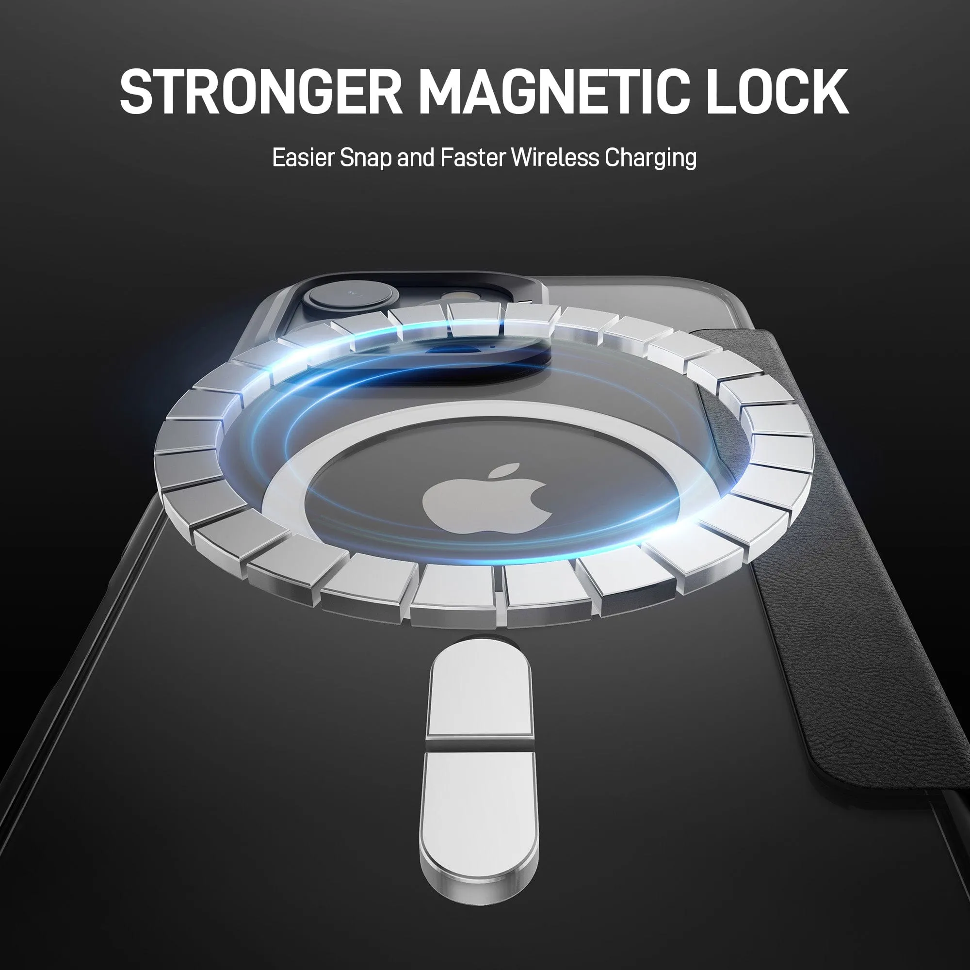 Raptic MagSafe Urban Folio Case with Card Slot for iPhone 16