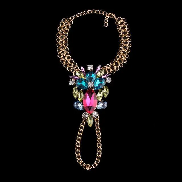 Sand Crystals - Boho Anklet Beach Sandals