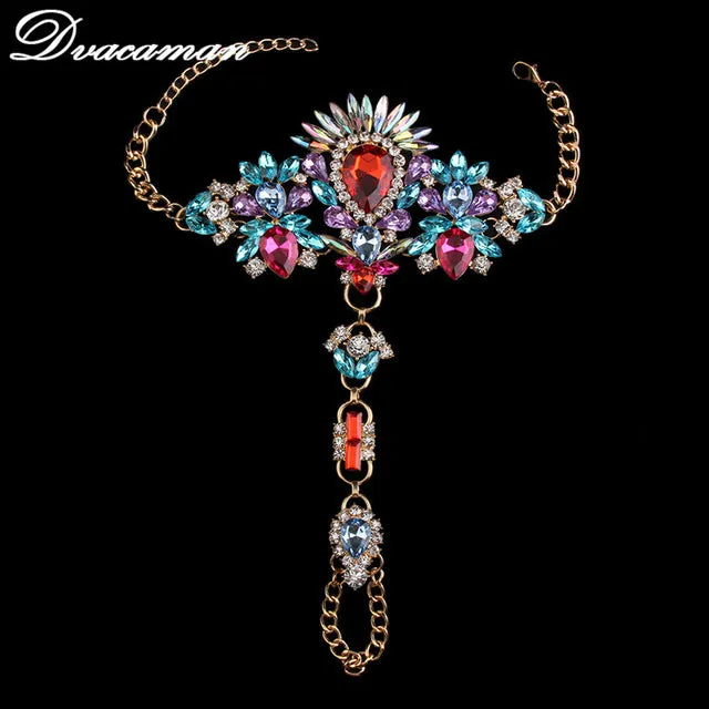 Sand Crystals - Boho Anklet Beach Sandals