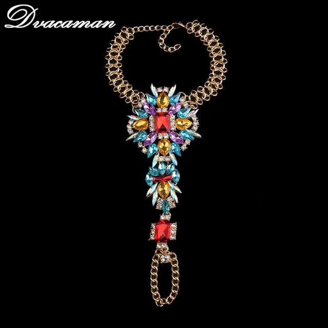 Sand Crystals - Boho Anklet Beach Sandals