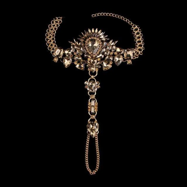 Sand Crystals - Boho Anklet Beach Sandals