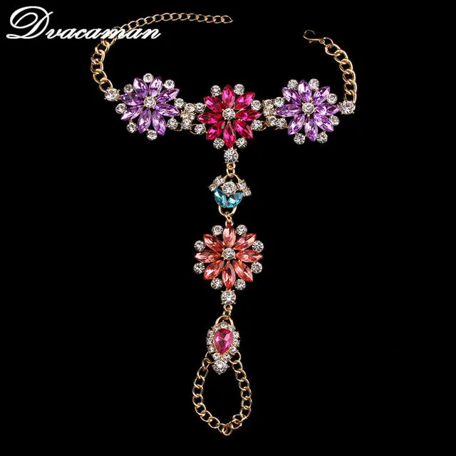 Sand Crystals - Boho Anklet Beach Sandals