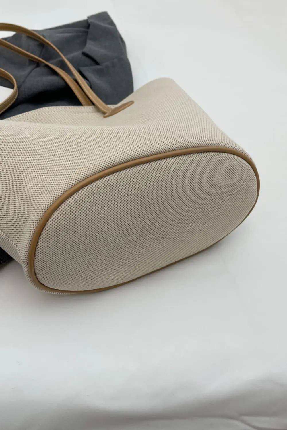 Sara Natural Canvas Tote Beach Bag