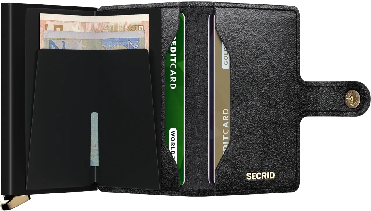 SECRID - Premium Miniwallet - Emboss Diamond Black