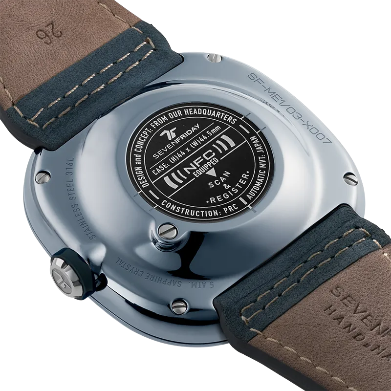 SEVENFRIDAY ME3/01 "STONE BLUE"