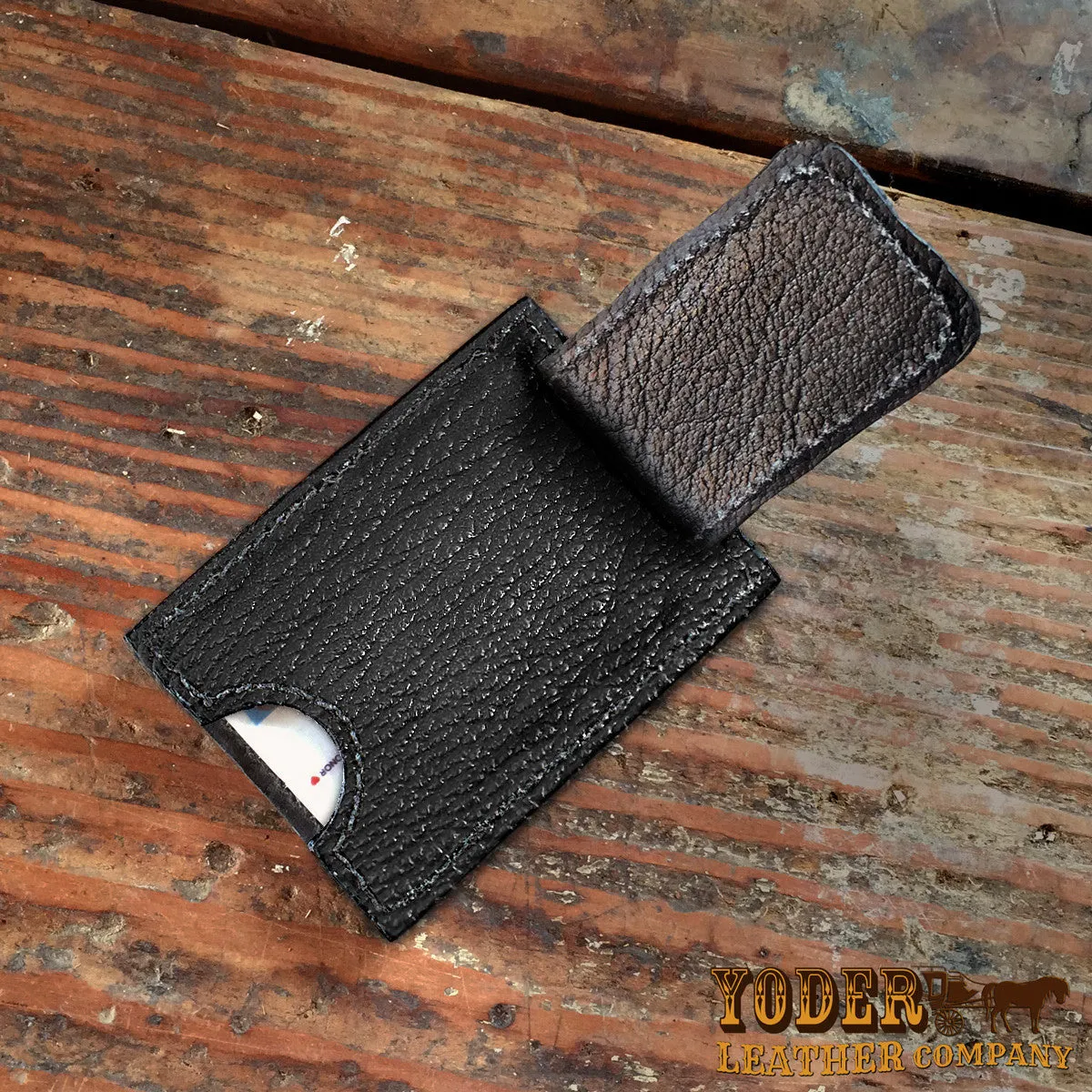 Shark Black Clip Wallet
