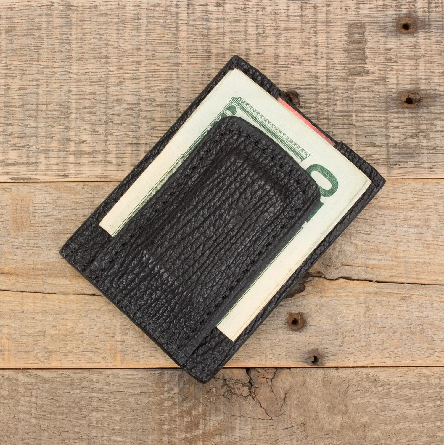 Shark Black Clip Wallet