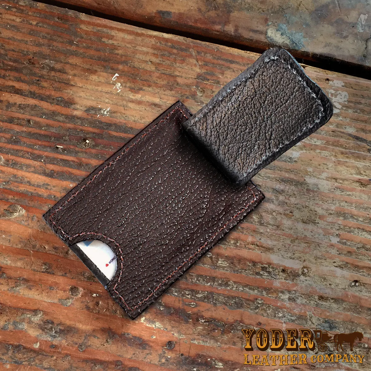 Shark Brown Clip Wallet