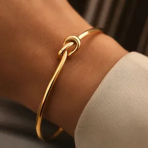 Stainless Steel Bracelets Vintage Woven Twist Bangles for Men and Women Jewelry Statement Streetwear Gifts