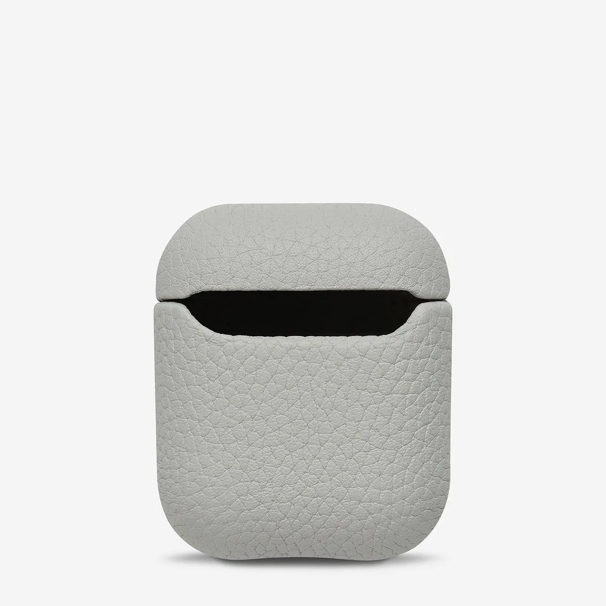 Status Anxiety Miracle Worker Leather Airpods Case (Grey)