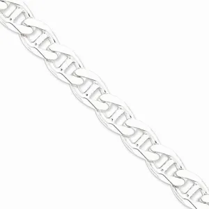 Sterling Silver Heavy Anchor Link Bracelet