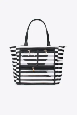 Striped Canvas Tote bag