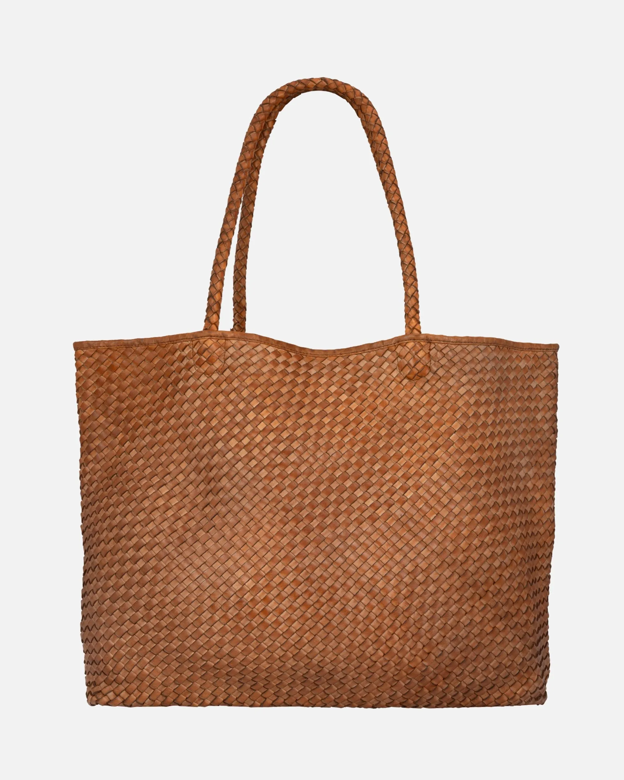 Taylor | Woven Leather Tote Bag