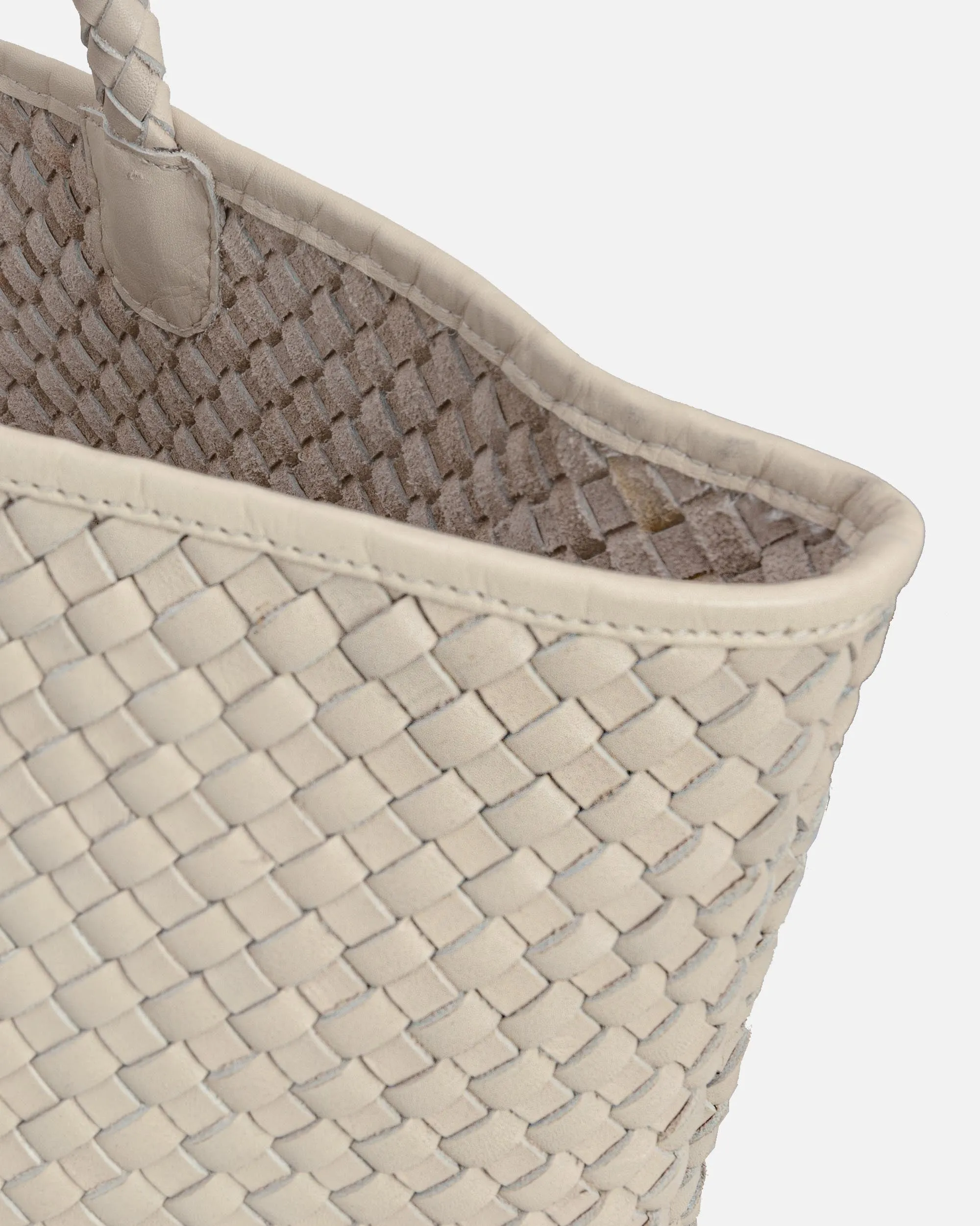 Taylor | Woven Leather Tote Bag