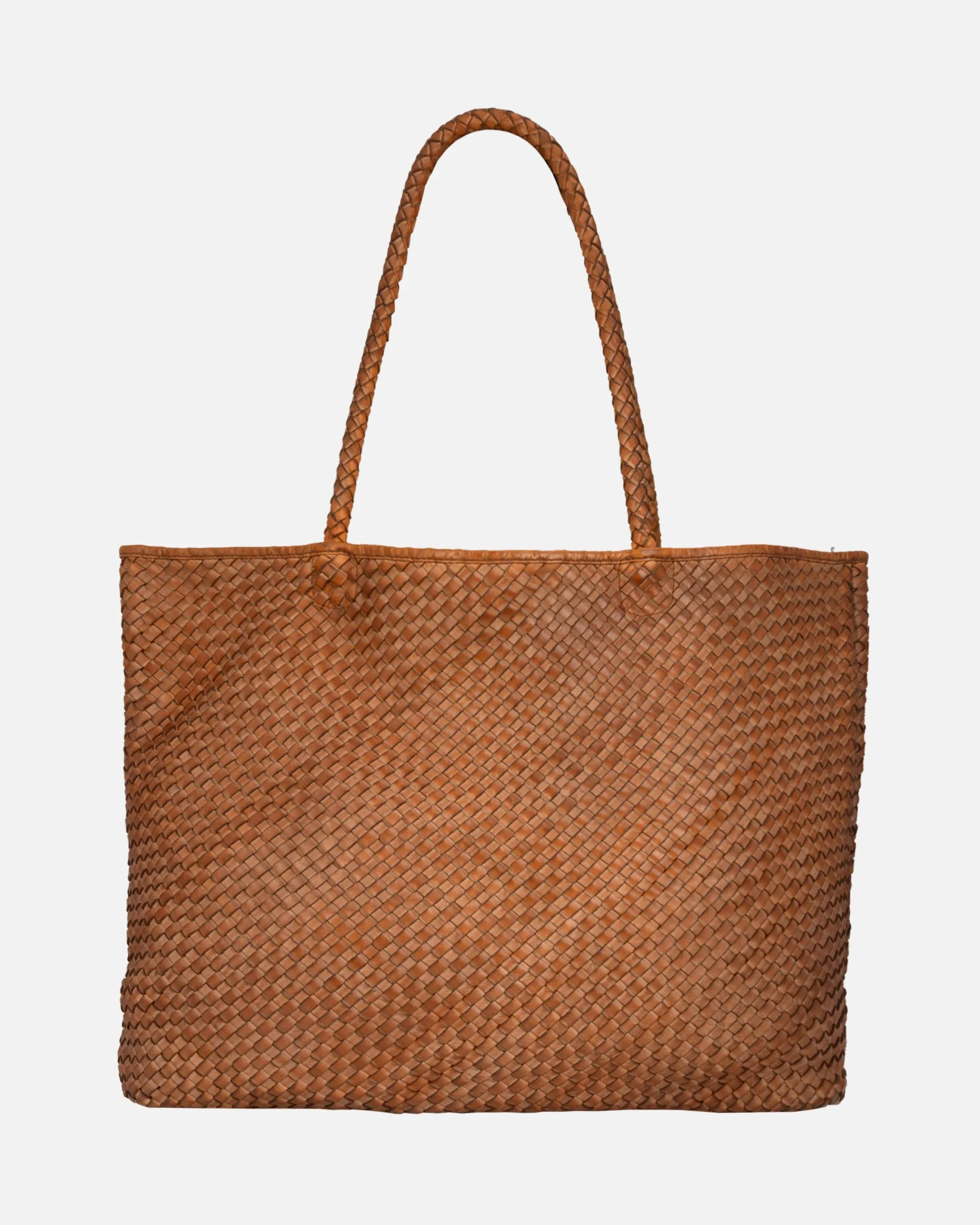 Taylor | Woven Leather Tote Bag