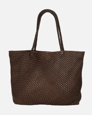 Taylor | Woven Leather Tote Bag